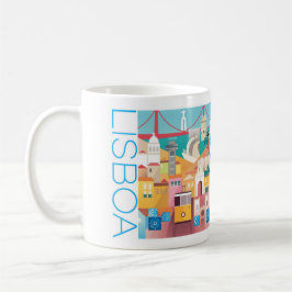 Taza De Café Lisboa 11oz o 15oz Mug
