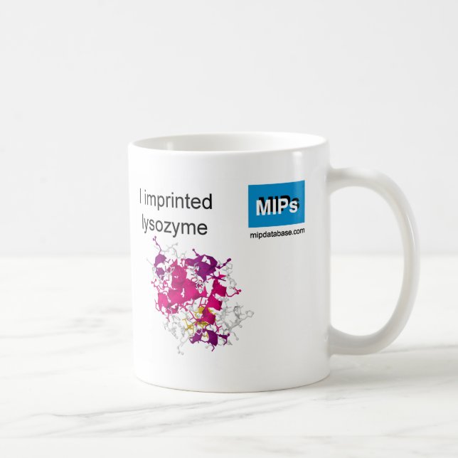Taza De Café lisozyme template mug (Derecha)