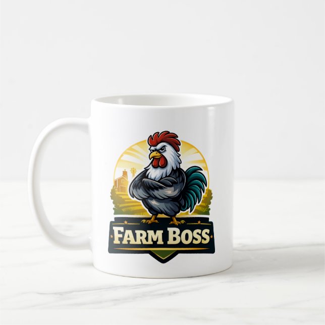 Taza De Café lista de jefe de granja (Izquierda)