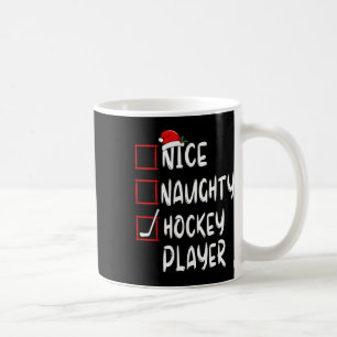 Taza De Café Lista de jugadores de hockey buenos y malos Navida