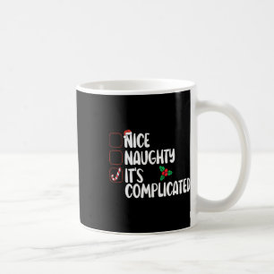 Taza De Café Lista traviesa de Navidades complicados