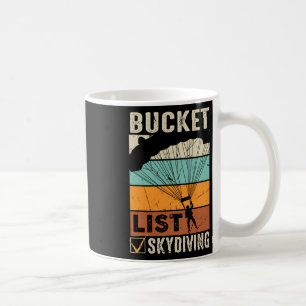 Taza De Café Listas De Cubo Del Instructor De Salto De Paracaid