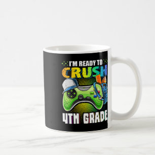 Taza De Café Listo para aplastar el 4º Grado de vuelta al video