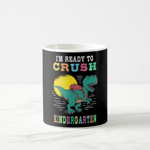 Taza De Café Listo para aplastar el jardín de infancia