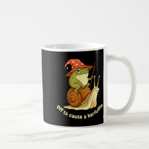 Taza De Café Listo para causar un alboroto divertido meme de ra