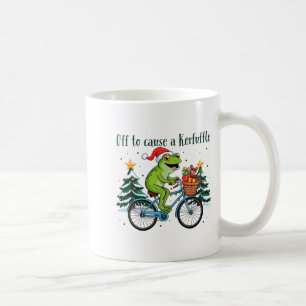 Taza De Café Listo para causar un alboroto divertido rana Papá
