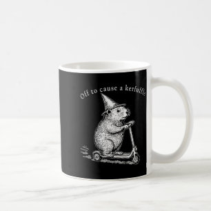 Taza De Café Listo para causar un alboroto, divertido scooter d