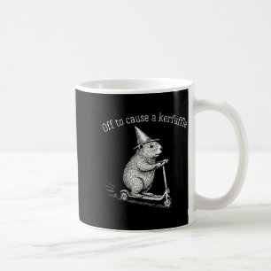 Taza De Café Listo para causar un alboroto divertido scooter de