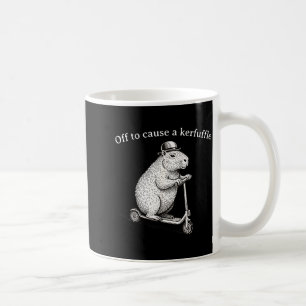 Taza De Café Listo para causar un alboroto divertido y tonto Sc