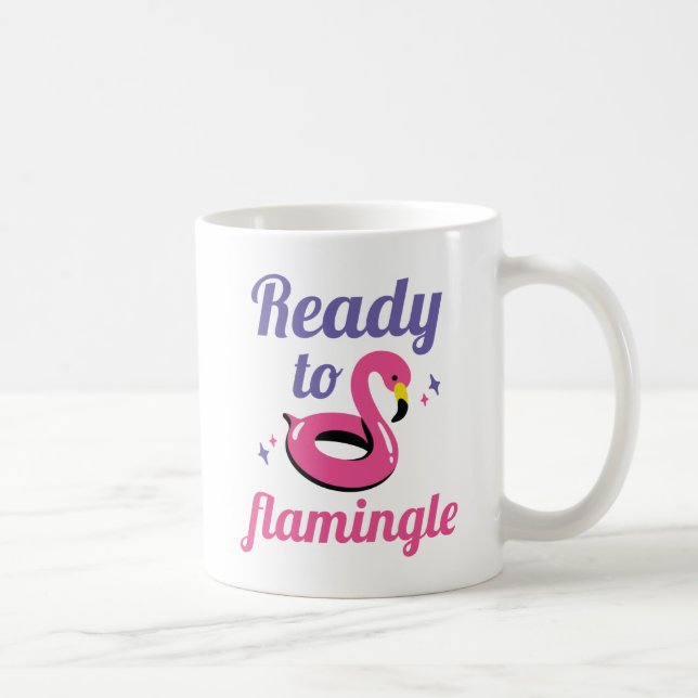 Taza De Café Listo para Flamingle (Derecha)