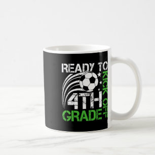 Taza De Café Listo para iniciar 4º grado de fútbol Byll Retro B