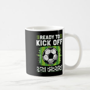 Taza De Café Listo para iniciar el fútbol de 5to grado primer d