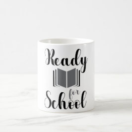 Taza De Café Listo para la cotización del libro escolar