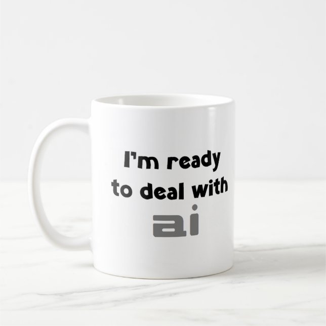 Taza De Café listo para tratar con ia (Izquierda)