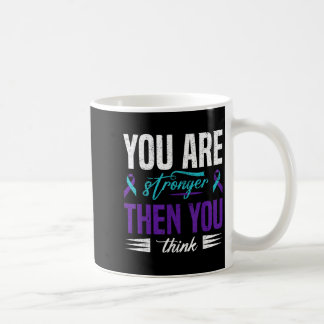 Taza De Café Listón de concienciación sobre la prevención del s