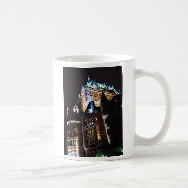 Taza De Café Lit del castillo de Frontenac del castillo francés (Derecha)
