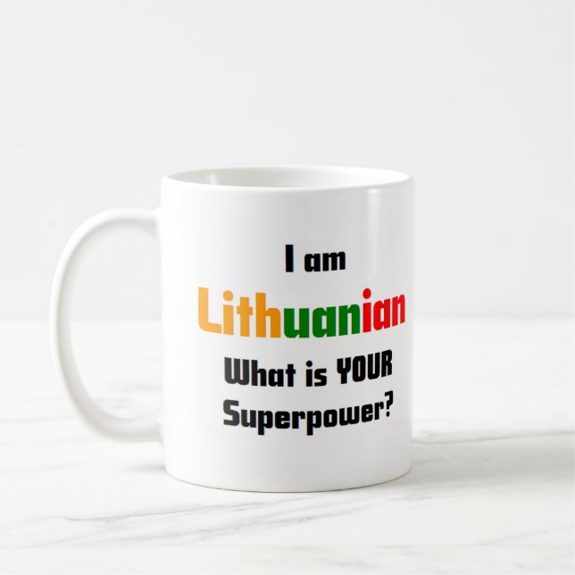 Taza De Café lithuanian (Izquierda)