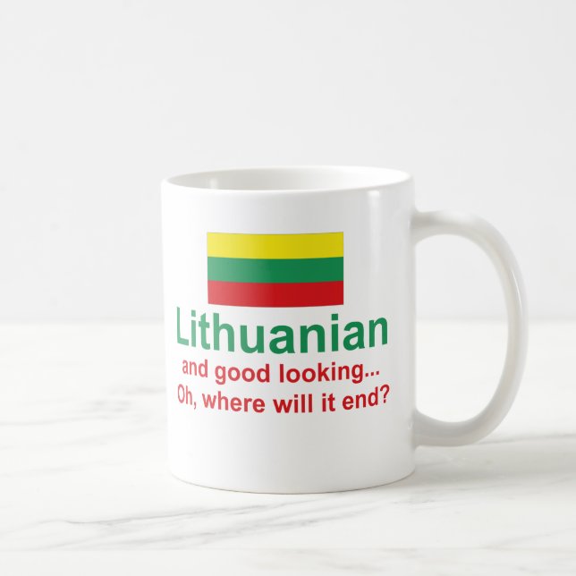 Taza De Café Lithuanian apuesto (Derecha)