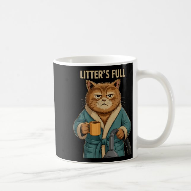 Taza De Café Litter’s Full Cat Ugly Christmas  (Derecha)