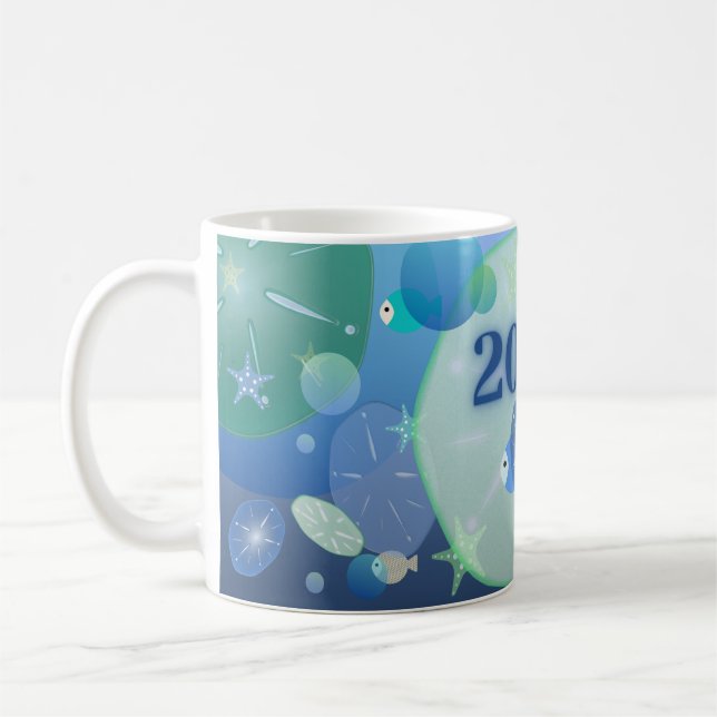 Taza De Café Little Bit of Blue - March Coffee Mug (Izquierda)