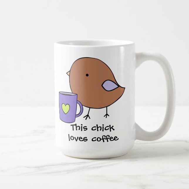 Taza De Café Little Coffee chick mug (Derecha)