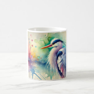 Taza De Café Little Egret 190924AREF125 - Watercolor