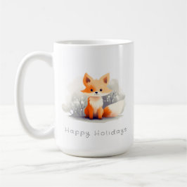 Taza De Café Little fox in winter