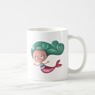 Taza De Café Little mermaid lindo