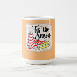 Taza De Café Little Tis' The Season Christmas Tree Cakes Debbie