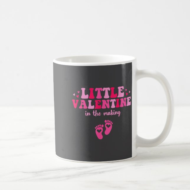 Taza De Café Little Valentine In The Making Valentine's Day Pre (Derecha)