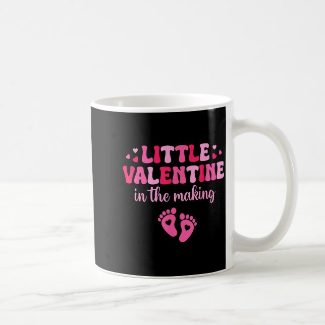 Taza De Café Little Valentine In The Making Valentine's Day Pre (Derecha)