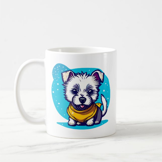 Taza De Café Little Westie (Izquierda)