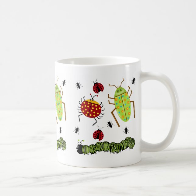 Taza De Café Littlebeane fastidia la hormiga Caterpillar de la (Derecha)
