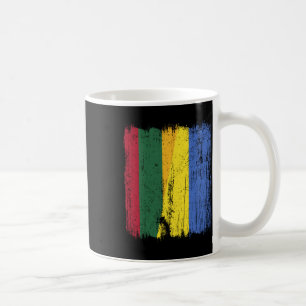 Taza De Café Lituania Ucrania Media Bandera Lituana Herencia Uc