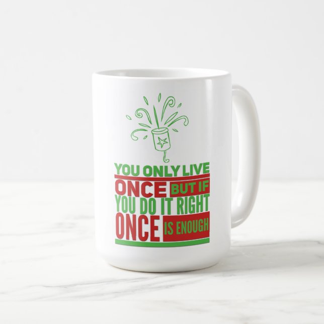 Taza De Café Live Classic Mug (Anverso derecho)