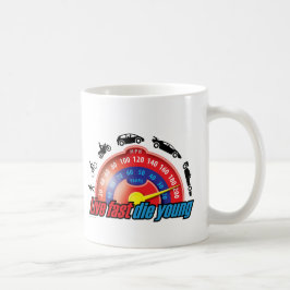 Taza De Café Live Fast Die Young