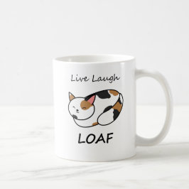 Taza De Café Live Lauder Loaf Calico Cat Mug