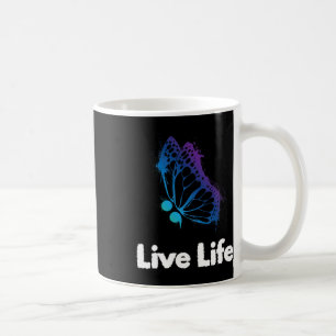 Taza De Café Live Life Semicolon Aware And Support Suicidio Awa