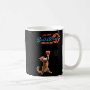 Taza De Café Live Love Basketball for ever