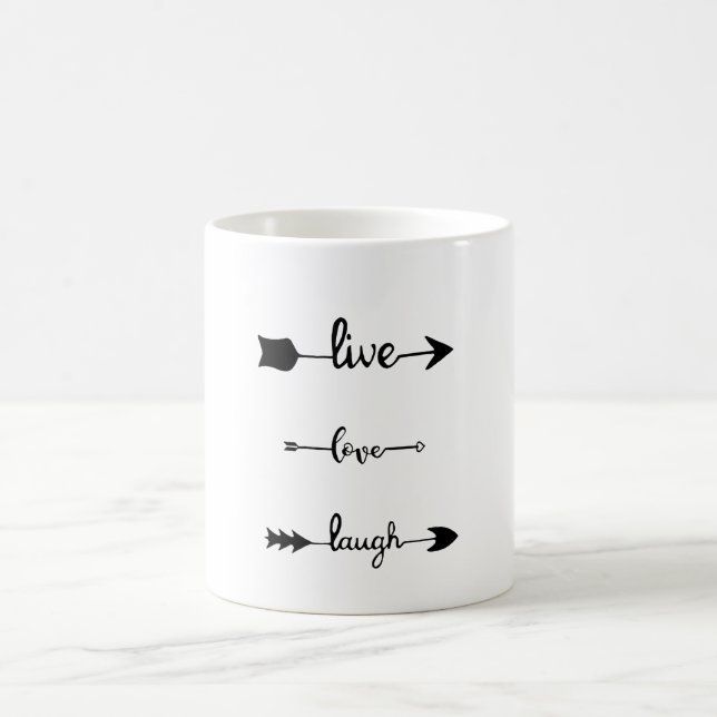 Taza De Café Live Love Laurows (Centro)