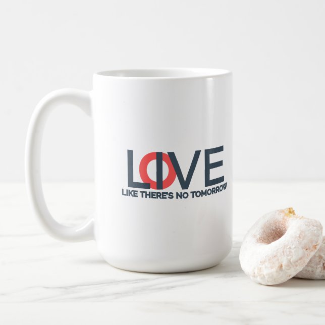 Taza De Café LIVE LOVE Mug (Con donut)