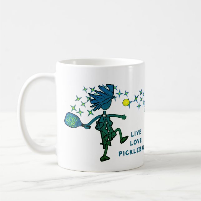 TAZA DE CAFÉ LIVE LOVE PICKLEBALL (Izquierda)