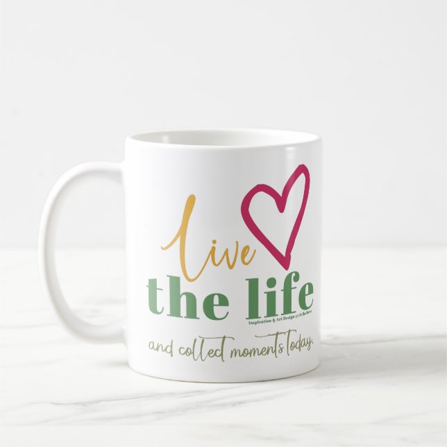 Taza De Café Live the Life MUG (Izquierda)