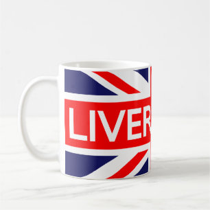 Taza De Café Liverpool : Bandera británica