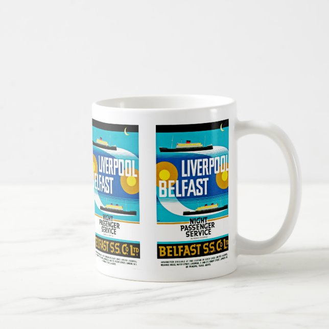 Taza De Café Liverpool - Belfast Ferry (Derecha)