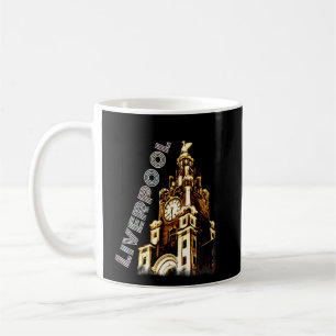 Taza De Café Liverpool City Hígado Edificios Hígado Escaparate