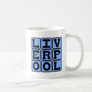 Taza De Café Liverpool, ciudad de Inglaterra