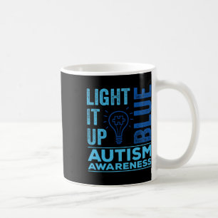 Taza De Café Liviarlo hacia arriba Autismo azul Conciencia S