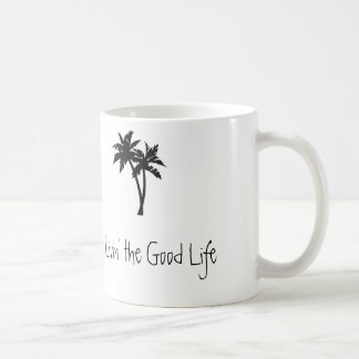 Taza De Café Livin la buena vida, palmas