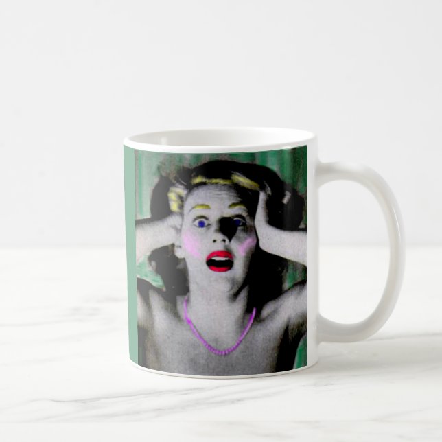 Taza De Café Liz está horrorizado y aterrorizado (Derecha)